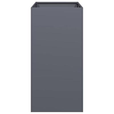 VidaXL Plantenbak 40x80x80 cm staal antracietkleurig