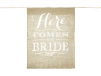 Bruiloft Vlag &apos;Here Comes The Bride&apos; - thumbnail