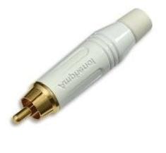Amphenol ACPR-WHT RCA Connector | Male | Wit