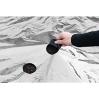 Kweekfolie universeel zilver/zwart 0.95 x 5 m - thumbnail