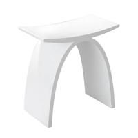 Badkamer Stoel Best Design Lucky Solid Surface Wit - thumbnail