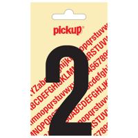 Plakcijfer Nobel 90 mm zwart 2 Pickup - Pickup - thumbnail