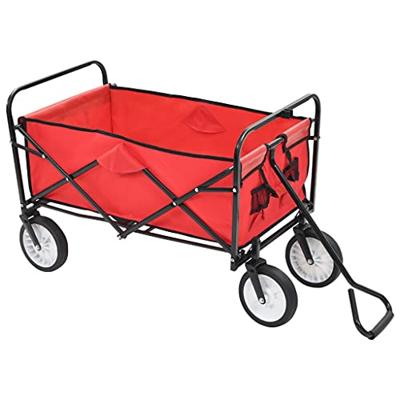 VidaXL Handkar inklapbaar staal rood VidaXL Handkar inklapbaar staal rood