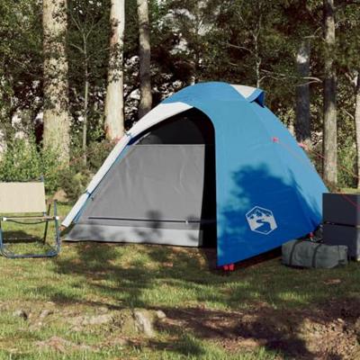 VidaXL Koepeltent 3-persoons waterdicht blauw
