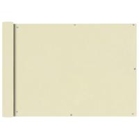 Balkonscherm Oxford textiel 75x400 cm crme - thumbnail