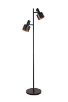 Artdelight Vloerlamp Twinkle 2 lichts H 150 cm zwart - thumbnail