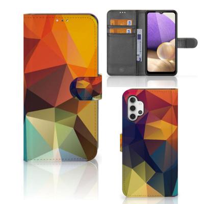 Samsung Galaxy A32 4G | Book Case | Polygon Color Samsung Galaxy A32 4G | Book Case | Polygon Color