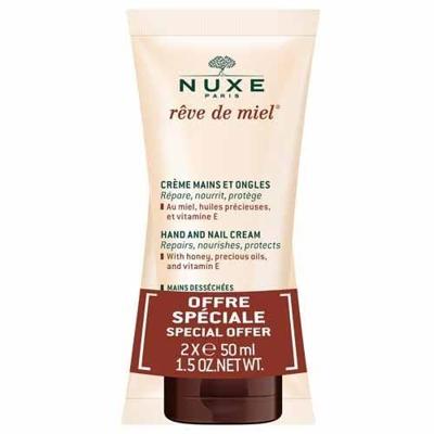 Nuxe Rêve de Miel Crème Mains et Ongles 2x50ml