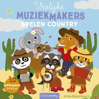 Vrolijke muziekmakers spelen country (geluidenboek)