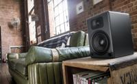 wavemaster TWO NEO stone gray – luidsprekersysteem (60 Watt) met Bluetooth streaming, digitale poorten en IR-afstandsbediening actieve boxen gebruik voor TV/tablet/smartphone, donkergrijs (66364) - thumbnail