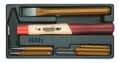 Gedore 1500 ES-350 assortiment beitels in 1/3 ES-module 6613760