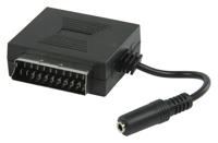 21p scart adapter 0.2m zwart - thumbnail