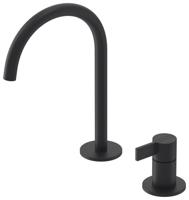 Wastafelkraan IVY Pact Coldstart 2-gats Mat Zwart PED - thumbnail