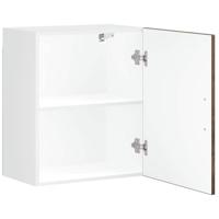 Keukenwandkast Porto bewerkt hout gerookt eikenkleurig - thumbnail