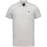 Short sleeve polo stretch jersey bright white - thumbnail