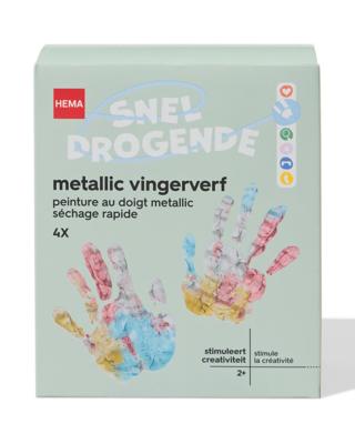 HEMA Vingerverf glitter - 4 stuks