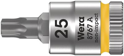Wera 8767 A TORX® Zyklop Bitdop met 1/4"-aandrijving, TX 25 x 28 mm - 05003392001 Wera 8767 A TORX® Zyklop Bitdop met 1/4"-aandrijving, TX 25 x 28 mm - 05003392001
