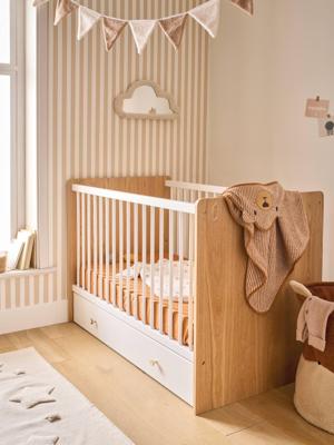 Evolutief babybed 60x120cm MOONLIGHT wit