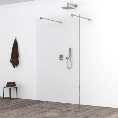 Wiesbaden Slim Inloopdouche 95x200 cm - Helder Glas met Nano Coating
