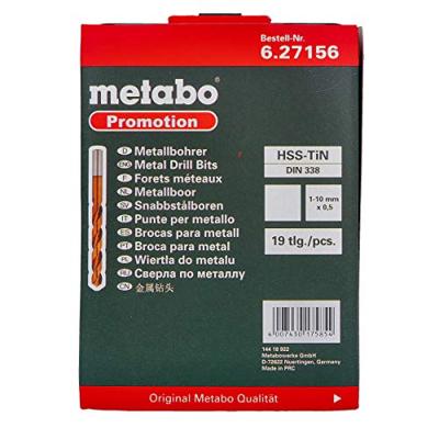 Metabo Accessoires HSS-TIN Borencassette (19 dlg.) - 627156000 - thumbnail