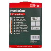 Metabo 627156000 HSS Metaal-spiraalboorset 19-delig TiN DIN 338 Cilinderschacht 1 set(s) - thumbnail