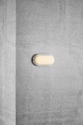 Nordlux Cuba Energy Oval 2019181001 LED-buitenlamp (wand) LED LED 6.5 W Wit
