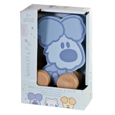 Woezel En Pip Rubo toys baby houten wielfiguren assorti - thumbnail
