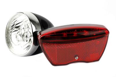 Verlichtingsset IKZI Retro - zwart