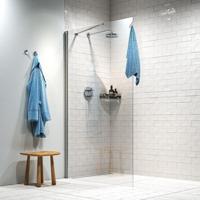 Sealskin Douchewand Hooked Omkeerbaar 140x200 cm Zilver - thumbnail