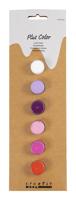 Creativ Company Plus color acrylverf, paars/roze harmonie, 6x5 ml/ 1 doos - thumbnail