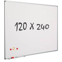 Smit Visual whiteboard, gelakt staal, magnetisch, 240 x 120 cm - thumbnail