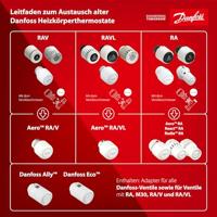 Danfoss Aero RA/V, 34mm Thermostaatknop Mechanisch 7 tot 28 °C - thumbnail