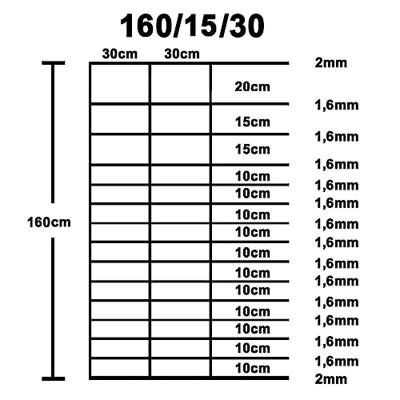VidaXL Hek 50x1,6 m gegalvaniseerd staal zilverkleurig