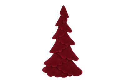 Kerstboom mea kunststof 31 cm rood