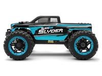 Blackzon Blauw Brushed 1:16 RC auto Monstertruck 4WD 2,4 GHz Incl. accu en lader - thumbnail