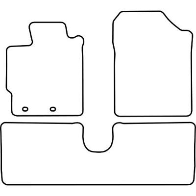 Automatten passend voor Toyota Yaris vanaf 2011 TMTO542