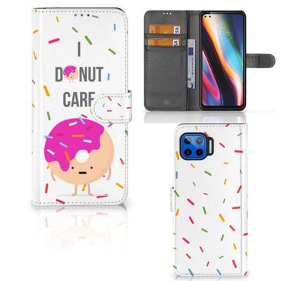 Motorola Moto G 5G Plus | Book Cover | Donut Roze Motorola Moto G 5G Plus | Book Cover | Donut Roze