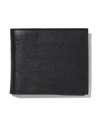 HEMA Billfold portemonnee leer zwart