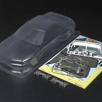 Tamiya 51365 1:10 Body Nissan Skyline R32 190 mm Ongeverfd, niet gesneden - thumbnail