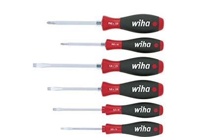 Wiha Schroevendraaierset Werkplaats 6-delig Plat, Kruiskop Phillips Wiha Schroevendraaierset Werkplaats 6-delig Plat, Kruiskop Phillips