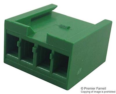 TE Connectivity 280591 Female behuizing (kabel) AMPMODU MOD I Totaal aantal polen: 4 Rastermaat: 3.96 mm Inhoud: 1 stuk(s)