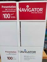 Kopieerpapier Navigator Presentation A4 100gr wit 500 vel | 5 stuks - thumbnail