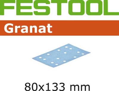 Festool Accessoires Granat STF 80x133 P80 GR/10 Schuurstroken | 497128 Festool Accessoires Granat STF 80x133 P80 GR/10 Schuurstroken | 497128