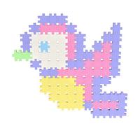 Meli minis pastel bouwblokken, 400dlg. - thumbnail