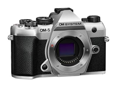 OM SYSTEM OM-5 Mark II body zilver OM SYSTEM OM-5 Mark II body zilver
