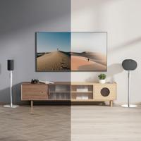 My Wall HS49WL Luidsprekerstaander Vast, In hoogte verstelbaar Wit 2 stuk(s) - thumbnail