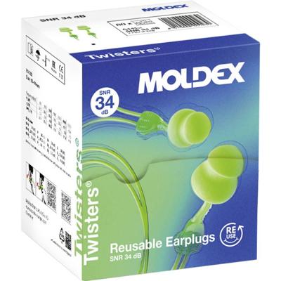 Moldex 644101 Twisters Cord Oordoppen 34 dB Vaker te gebruiken 1 stuk(s)