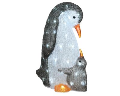 LED pinguin acryl baby buiten 47 cm 60L koelwit Kerst KSD - Ksd