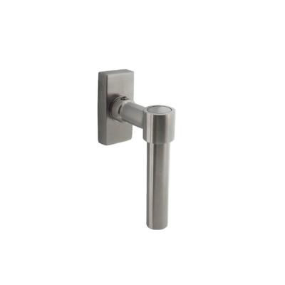 Intersteel Raamsluiting L-vorm Recht geborsteld RVS