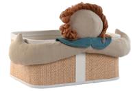 Basket spelset Home ESPRIT Groen Natuurlijk 40 x 32 x 27 cm 2 Onderdelen - thumbnail